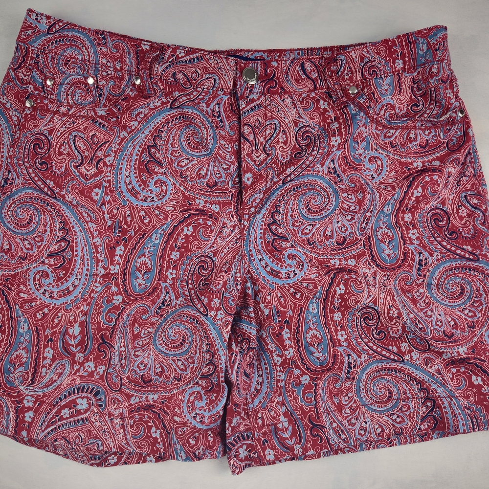 Vibrant Paisley Women's Shorts